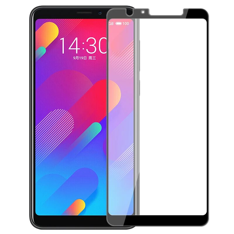 3D закаленное стекло для Meizu V8 полное покрытие 9H защитная пленка Защита экрана Meilan