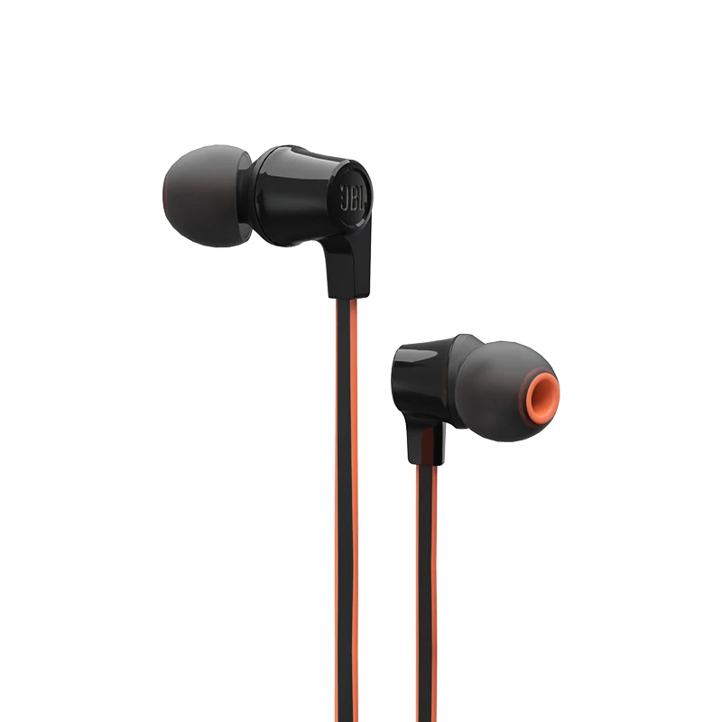 Оригинальные наушники вкладыши JBL T120A с микрофоном стереонаушники басами