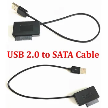 

Generation lll For Laptop CD-ROM DVD With LED 2.5 HDD USB 2.0 to SATA Cable Converter External Hard Disk Drive Adapter HDD Caddy