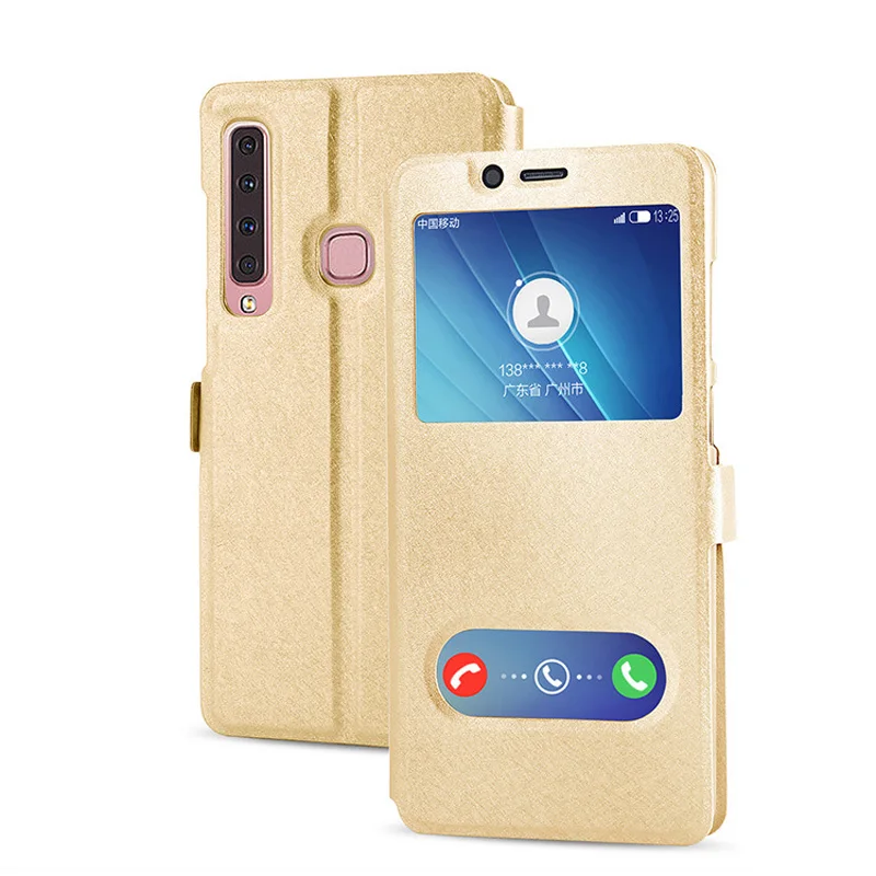 Чехол для Samsung Galaxy A80 A90 с подставкой карт кожаный флип кошелек чехол A 80 90 телефона