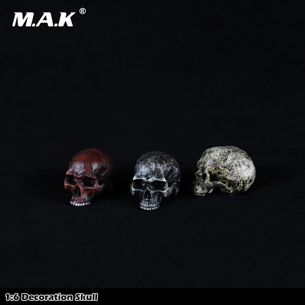 1//6 Skull Head Sculpt Carved Scene Props Model Accessories for 12/" Figure Action