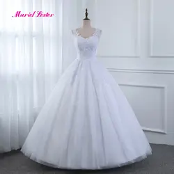 Дешевое вечернее платье свадебное платье es Vestido De Noiva 2019 аппликации жемчуг свадебное платье в стиле бохо плюс размеры Свадебные платья Bruidsjurk