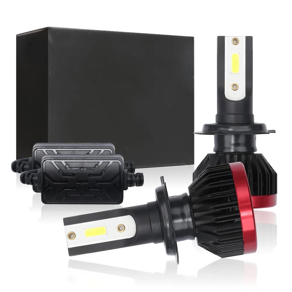 

H7 H4 Led Headlight Bulb hir2 H1 H13 H11 9005 9006 leds P6 Car Head light Bulbs 6500k 10000LM cob lamps luces led para auto IP67