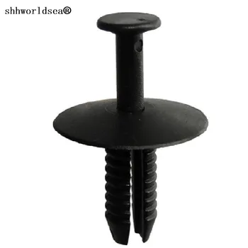 

shhworldsea Black Nylon Door Sill Rivet Bumper Trim Clip Retainer 51118174185 6.5mm Hole for BMW Series 3 5 7 E46 E38 E39 E53 X5