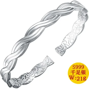 2020 Alexandrite No Bangle Top Fashion Armbanden Voor Vrouwen Authentic Love S999 Fine Woven Bracelet Woman Han Edition Twist
2020 Alexandrite No Bangle Top Fashion Armbanden Voor Vrouwen Authentic Love S999 Fine Woven Bracelet Woman Han Edition Twist