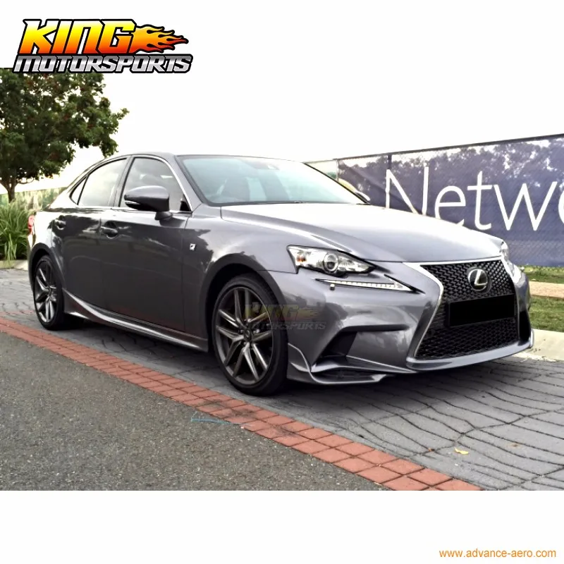 Подходит для Lexus IS250 IS350 F Спорт TR-D стиль передний бампер губы сплиттеры 2 PC-PU