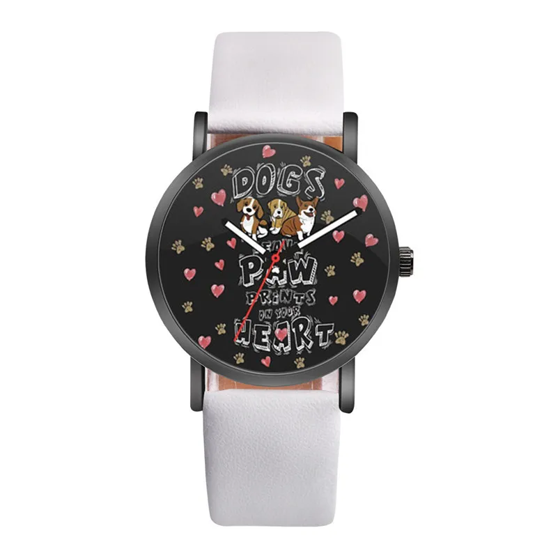 Newly Design Watch Women Leather Strap Cute Girls Animal Colorful Casual Alloy Analog Quartz Round Watch relogio feminino M23 (11)