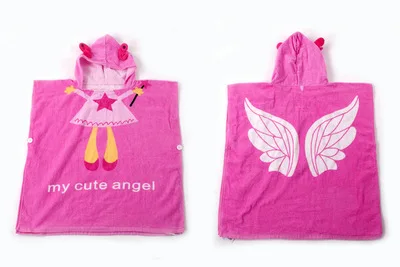 Maison Disney Princess à Capuche Filles Poncho Serviette
