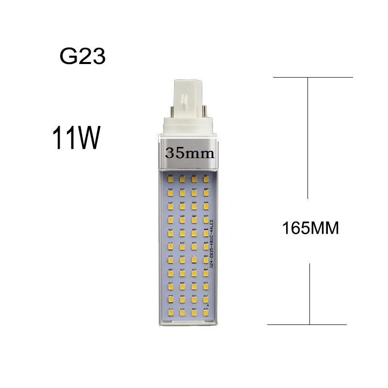 Лампада G23 G24 E27 горизонтальная лампа 5 Вт 7 Вт 9 Вт 11 Вт 13 Вт 14 Вт 85 В-265 в/AC led pl кукурузная лампа SMD2835 Bombillas Точечный светильник CE