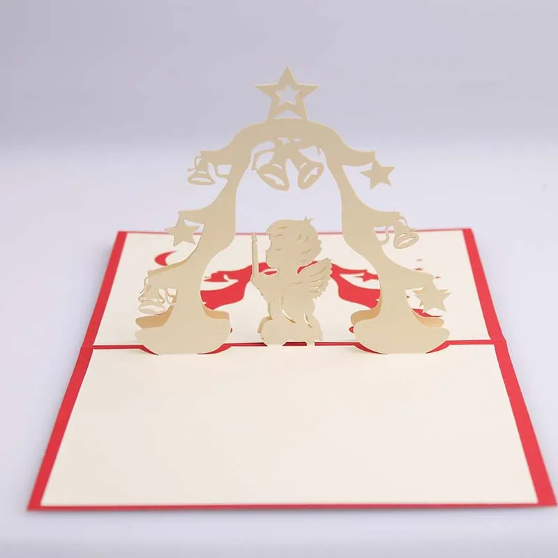 OLOEY новый малыш узор 3D Pop Up Card подарочная карта любовник ручной работы