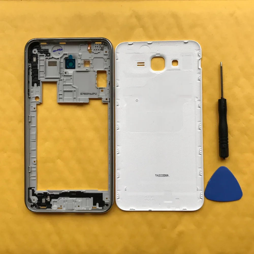 Оригинальный корпус задняя крышка для Samsung Galaxy J7 2015 J700 J700T мобильный телефон