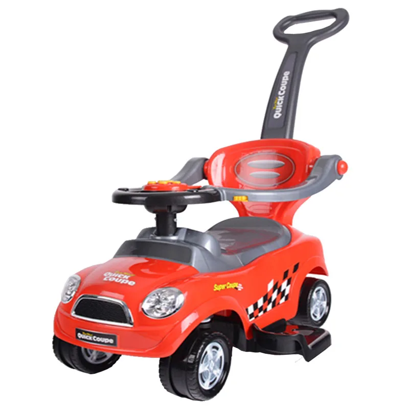 

Electric Baby Walking Assistant with Four Wheels Toys Chargeable Car Baby Carriage Stroller Hand Bar Walkers Buggy Car 6 M~72 M