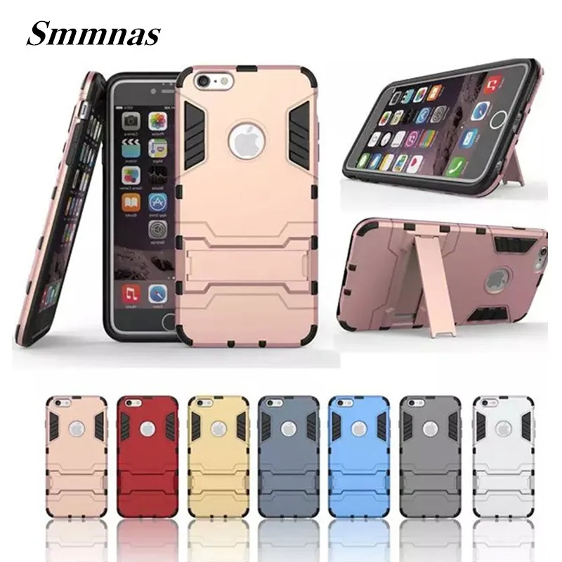 Luxury Tough Slim Armor Iron Man Case For iphone 5 5s 6 6s