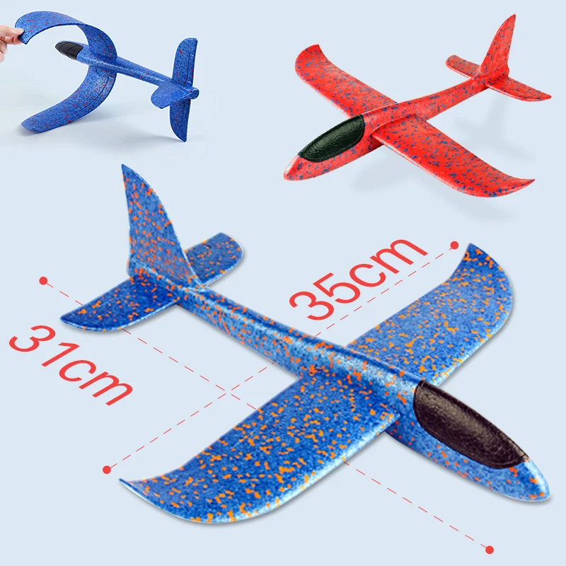 

Airplane Glider Foam Toys Inertial Roundabout Flying Epp Jet Aircraft model Toy Outdoor Sports Fun Planes For kids boy Children