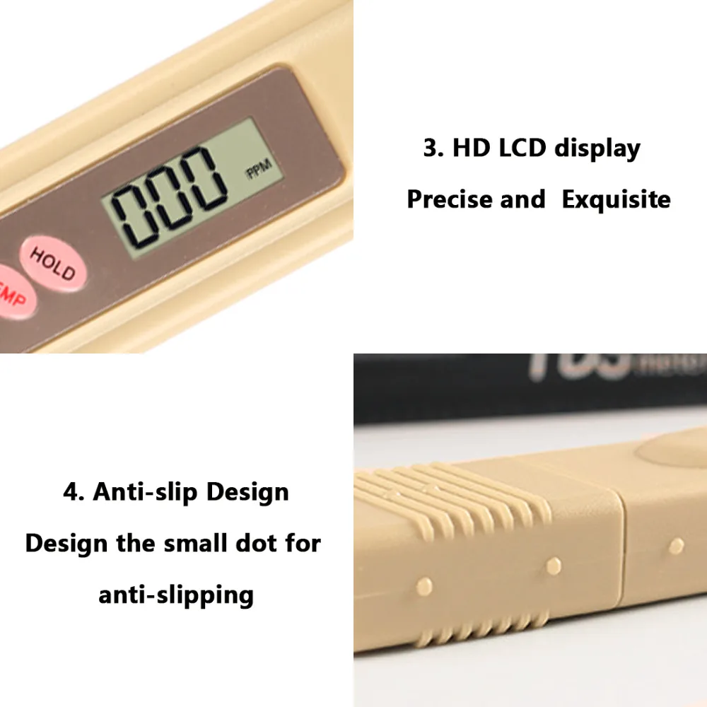 Портативный цифровой ЖК-дисплей TDS метр Metr фильтр чистоты TDS тестер качества воды тестер Ручка 0-9990 PPM температура воды тестер точный