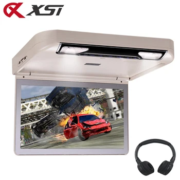 

XST 13.3 Inch Car Ceiling Roof Mount Monitor MP5 DVD Player Flip Down HD 1080P Video HD Digital TFT Screen USB/SD/HDMI/MP5/IR/FM