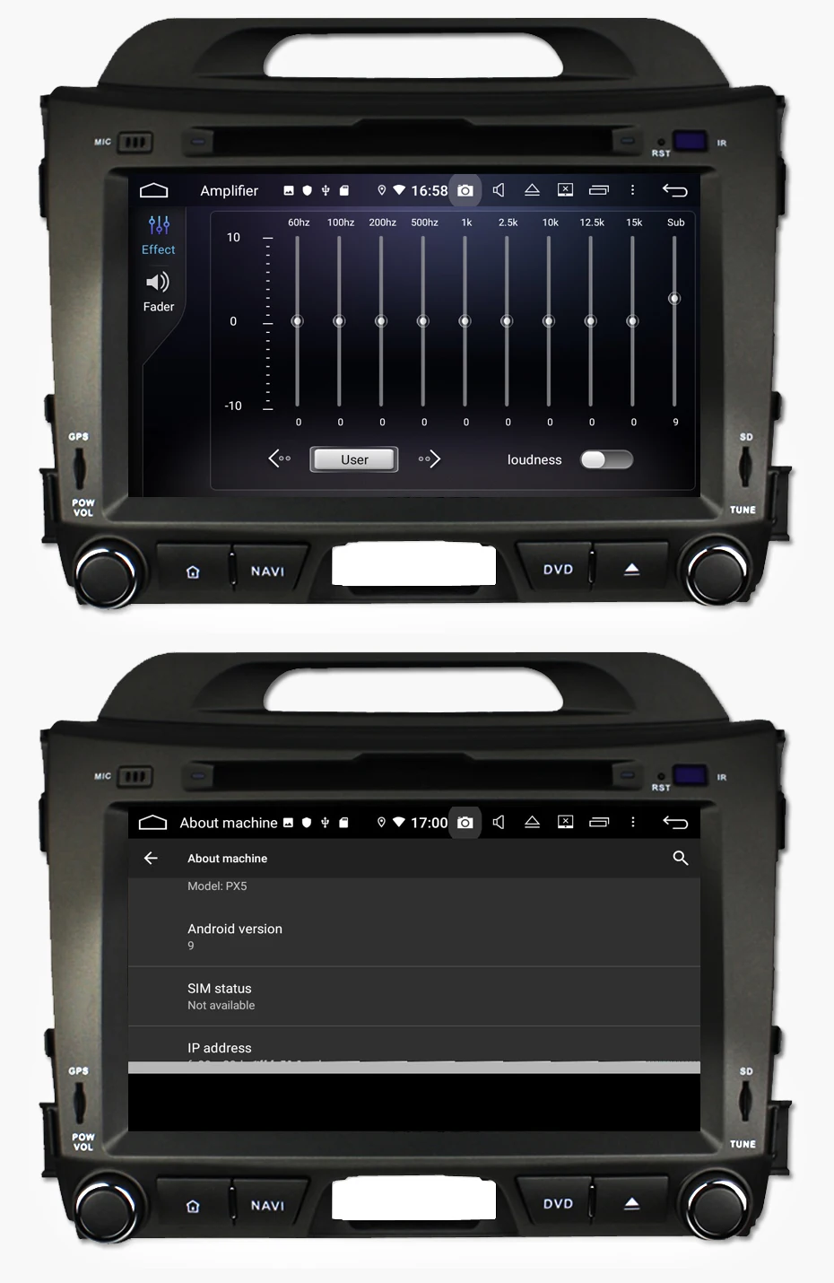 Clearance KANOR Android 9.0 Octa Core 4+32G 2din Car Radio For KIA Sportage 2011 2012 2013 2014 2015 8" IPS Screen Radio Cassette Recorder 15
