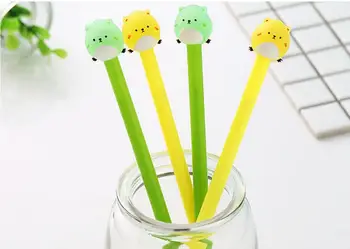 

new korea mouse gel ink pen cartoon stationery prize kawaii student gift pen office writing pen black neutral pen 48pc/lot