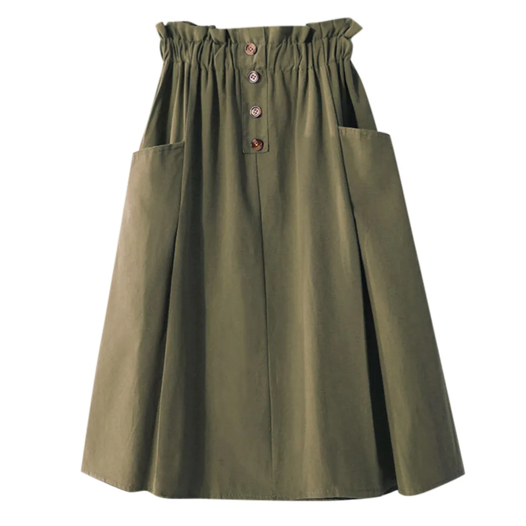 

Gothic Summer Women Skirt Womens Casual Denim Vintage Comfortable High Waist Bandage Ladies Long Skirt faldas mujer moda 2019