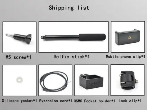 Для OSMO Карманная камера проводное управление селфи палка для телефонов Apple Android Micro type C