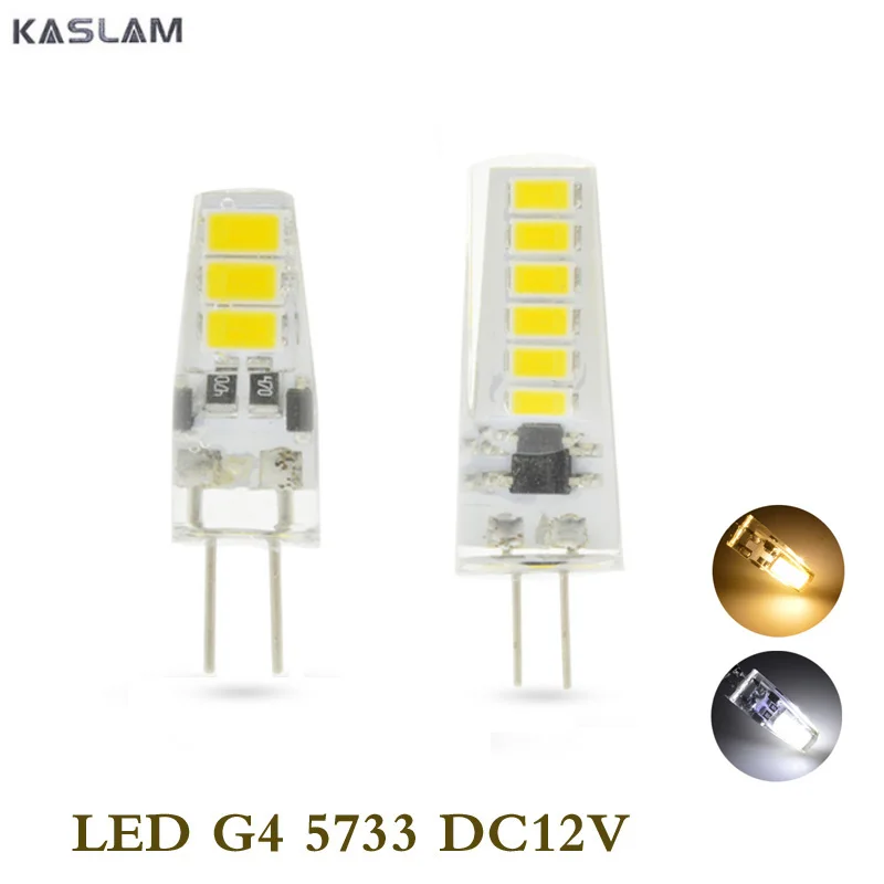 3 Вт 5 Вт COB светодиодный G4 лампа 12 В G4 Светодиодный диодный прожектор лампа с высоким люменом без мерцания SMD 5733 чип люстра bombillas 10 шт./лот