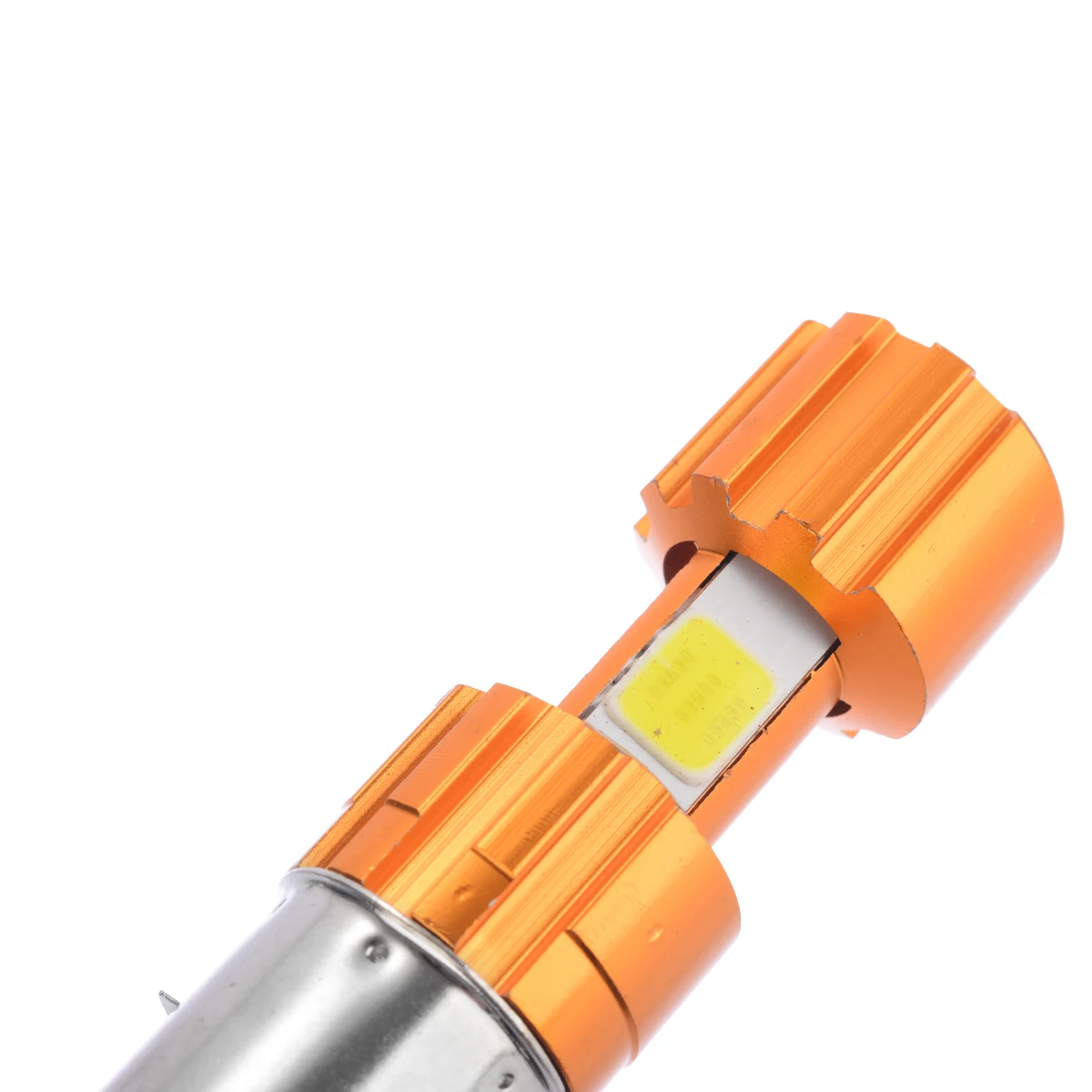 Mayitr 1pc BA20D COB LED Motorcycle Hi/Lo Headlight Head Lamp Bulb White 6500K for Motercycle Signal Lamp