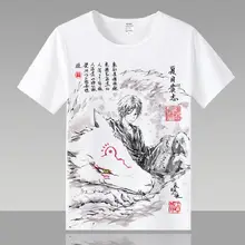 Хлопковая футболка высокого качества в стиле унисекс с аниме Natsume Yuujinchou Tokyo Ghoul GINTAMA, футболка, топы