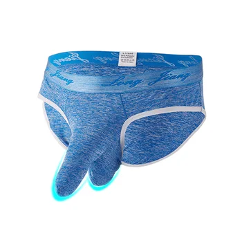 

New Male Elephant Underwear Men's Underwear Guns Separate Breathable Briefs Sexy Men's Underwear Mens Briefs Slip Hombre
