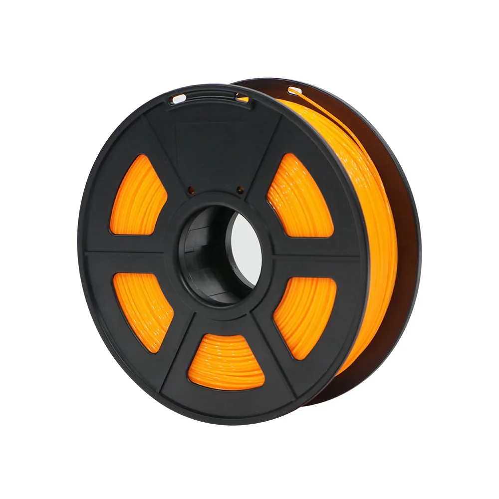 ANYCUBIC PLA Филамент 1,75 мм пластик для 3d принтера 1 кг/рулон 28 цветов дополнительные резиновые расходные материалы материал для печати - Цвет: Флуоресцентный оранжевый