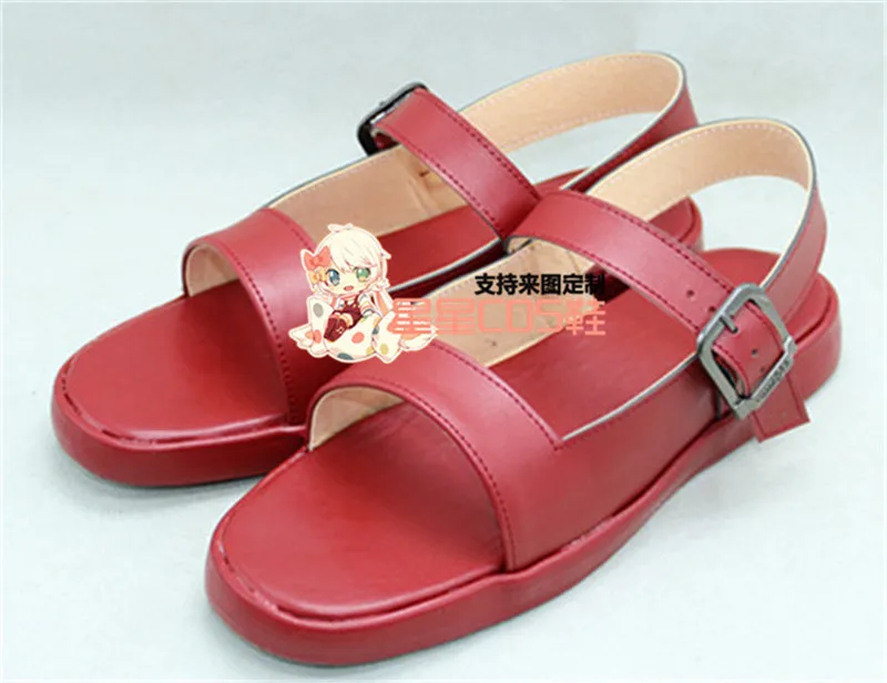 

To Aru majutsu No Index Accelerator Red Adult Cosplay Shoes Boots X002