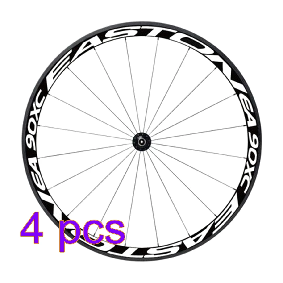 iguardor Bike Bicycle Wheel Rims Light Reflective Stickers Decal White