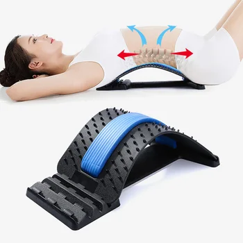 

Multifunctional Back Stretcher Lower Upper Waist Massage Back Pain Relief Lumbar Stretching for Office Waist pain