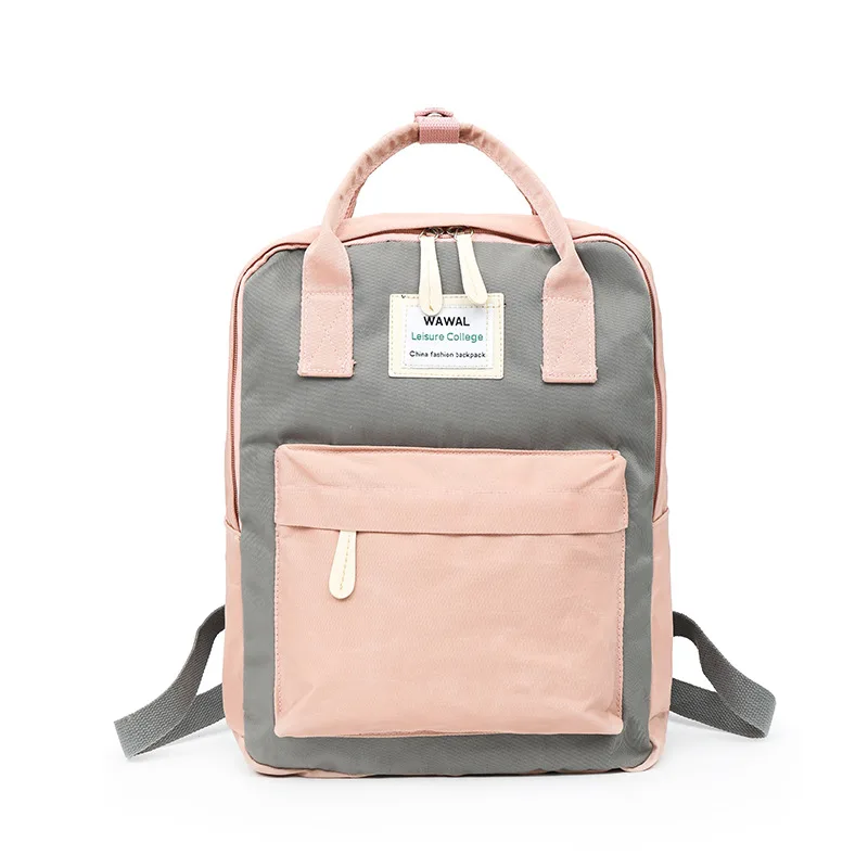 Fashion Laptop Backpack Waterproof Nylon Unisex Rucksack School College Bookbag Travel Bag Shoulder Purse