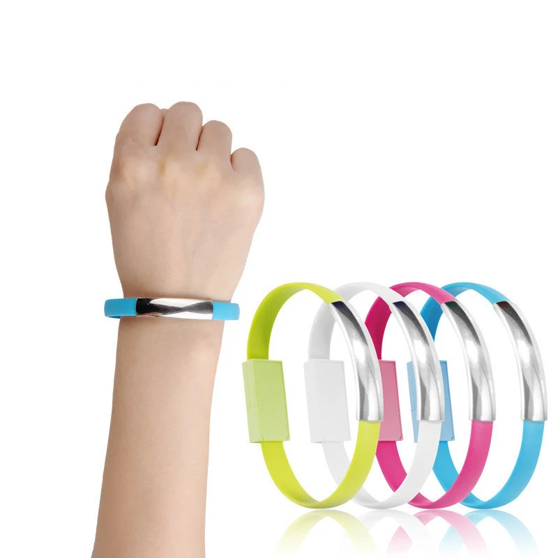 

Type c Wristband Bracelet Micro USB Cable Wire Sync Data Charger Cord Rated for iPhone6/7/8/xs Samsung S10 a9 2018 For Xiaomi