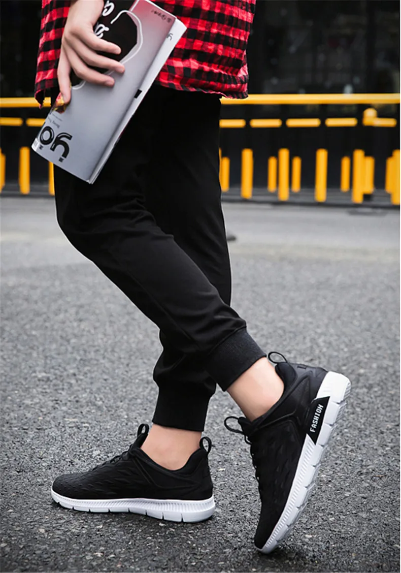 Мужские кроссовки; зимние дышащие черные и белые кроссовки из сетчатого материала; роскошные мужские кроссовки; уличная прогулочная повседневная обувь для мужчин