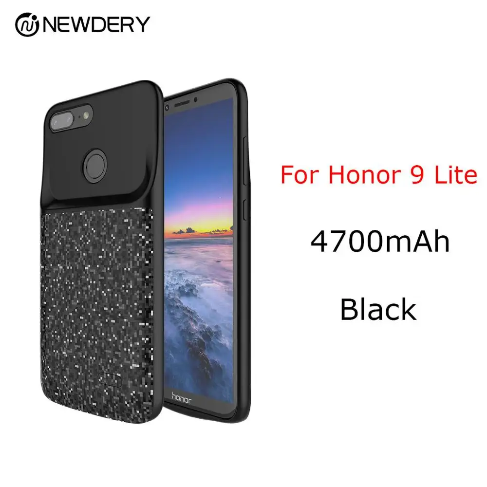 Honor 9 Lite 4700mAh NEWDERY чехол для аккумулятора для Honor nova 3 20 pro 8 8X9 9X10 Lite V20 чехол для внешнего зарядного устройства для huawei P20 Lite nova 3E power bank - Цвет: Honor 9 Lite 4700mAh