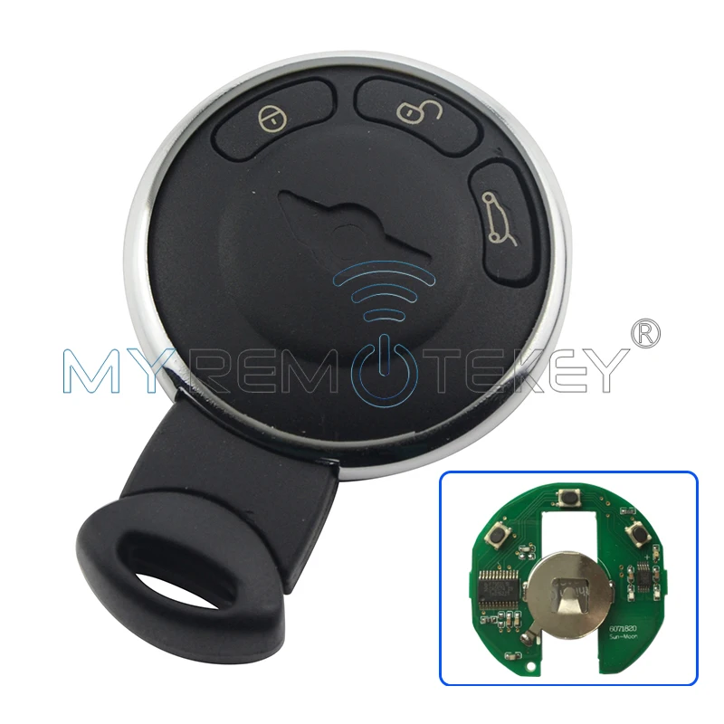 Remtekey smart key 3 button for Mini Cooper remote key keyless entry