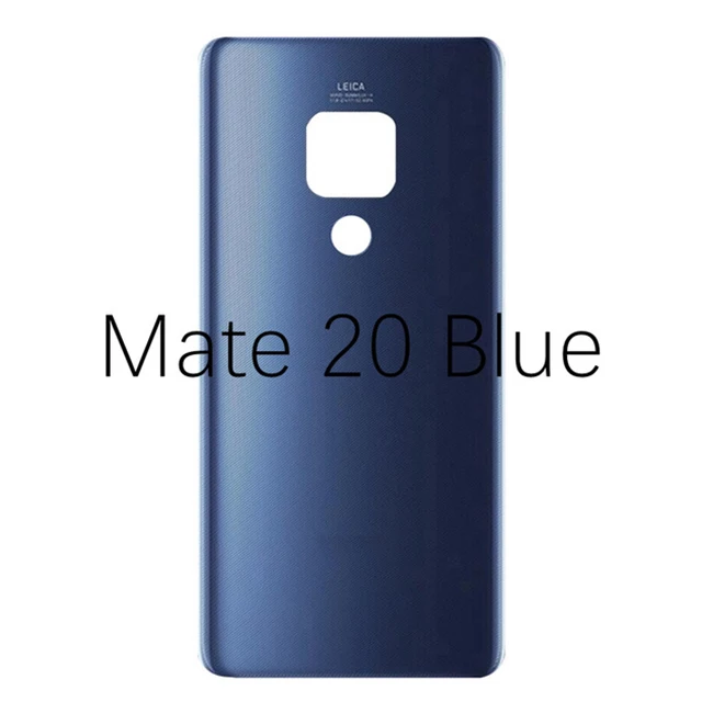 Чехол на заднюю дверь для huawei mate 20 mate 20 Pro 20 Lite крышка на батарейку Задняя стеклянная панель крышка на батарейку mate 20 Замена - Цвет: Mate 20 Blue