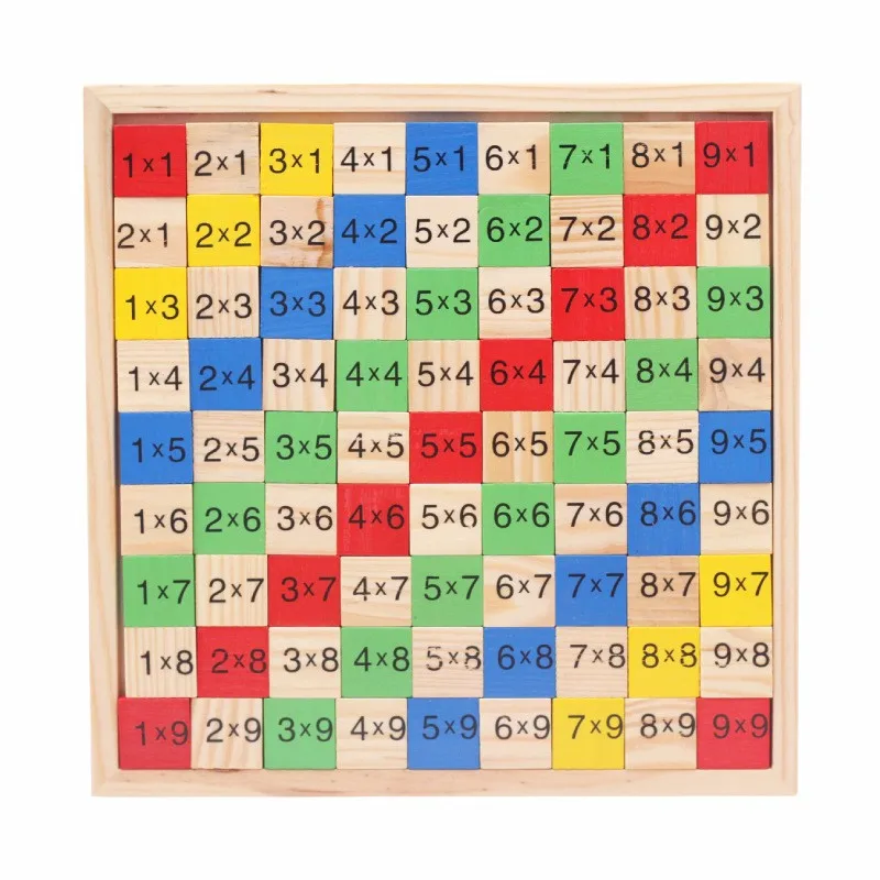 Детская деревянная материалы Монтессори обучающая математическая игрушка дошкольного обучения подсчет укладки доска математические
