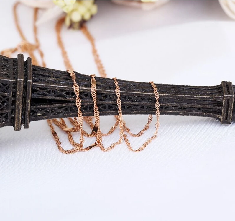 Real Rose Gold Necklace Singapore Chainrose gold necklacegold