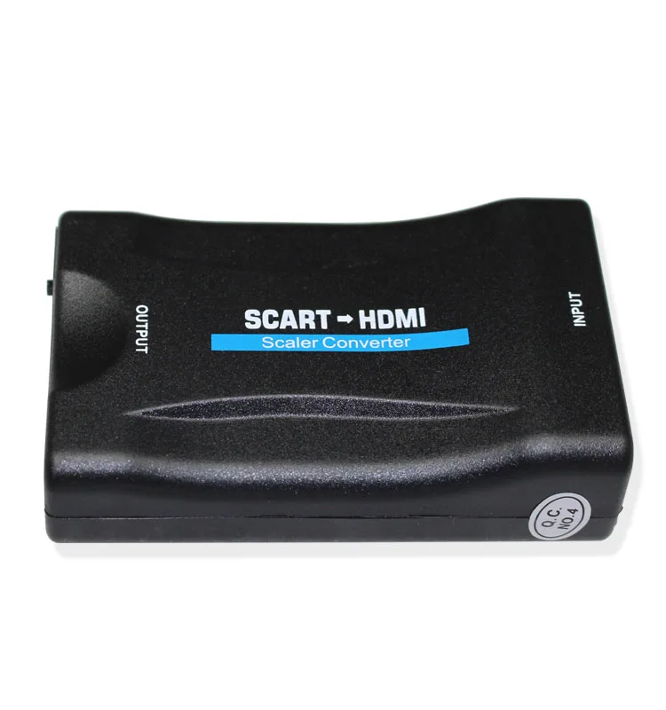 

Wiistar SCART to HDMI Converter Full HD 1080P Audio Video Upscale Adapter for HDTV DVD free shipping
