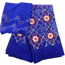 Африканский Базен riche getzner красный brode getzner хлопок riche getzner самый популярный стиль парча ткань для платья 5+ 2 ярдов/партия