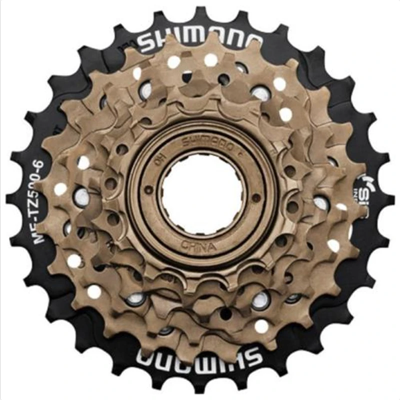 SHIMANO Tourney MF-TZ500-6 6 скоростная кассета свободного хода велосипеда 14-28T для горного велосипеда