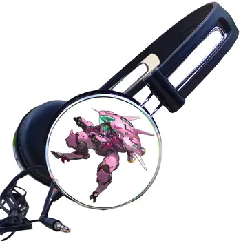 

Wholesale Custom Cartoon OW D.VA Headphone Adjustable Sport Headphones Gaming Headset Stereo Headphone for Video Game MP3 Player
