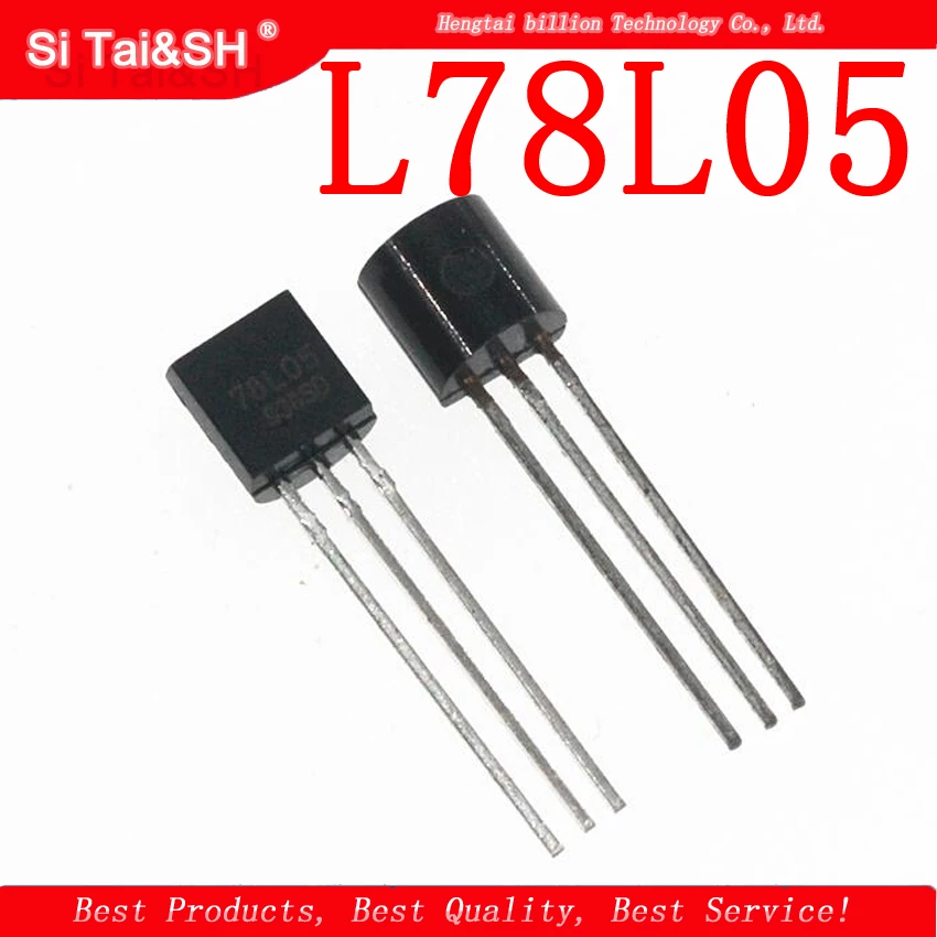 

50pcs/lot 78L05 L78L05 Voltage Regulators 5.0V 0.1A Positive TO-92 new original