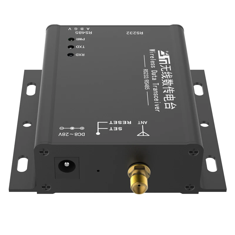 

1 pair RS232 RS485 Modbus long range 6.5KM DTU data transfer unit wireless transceiver