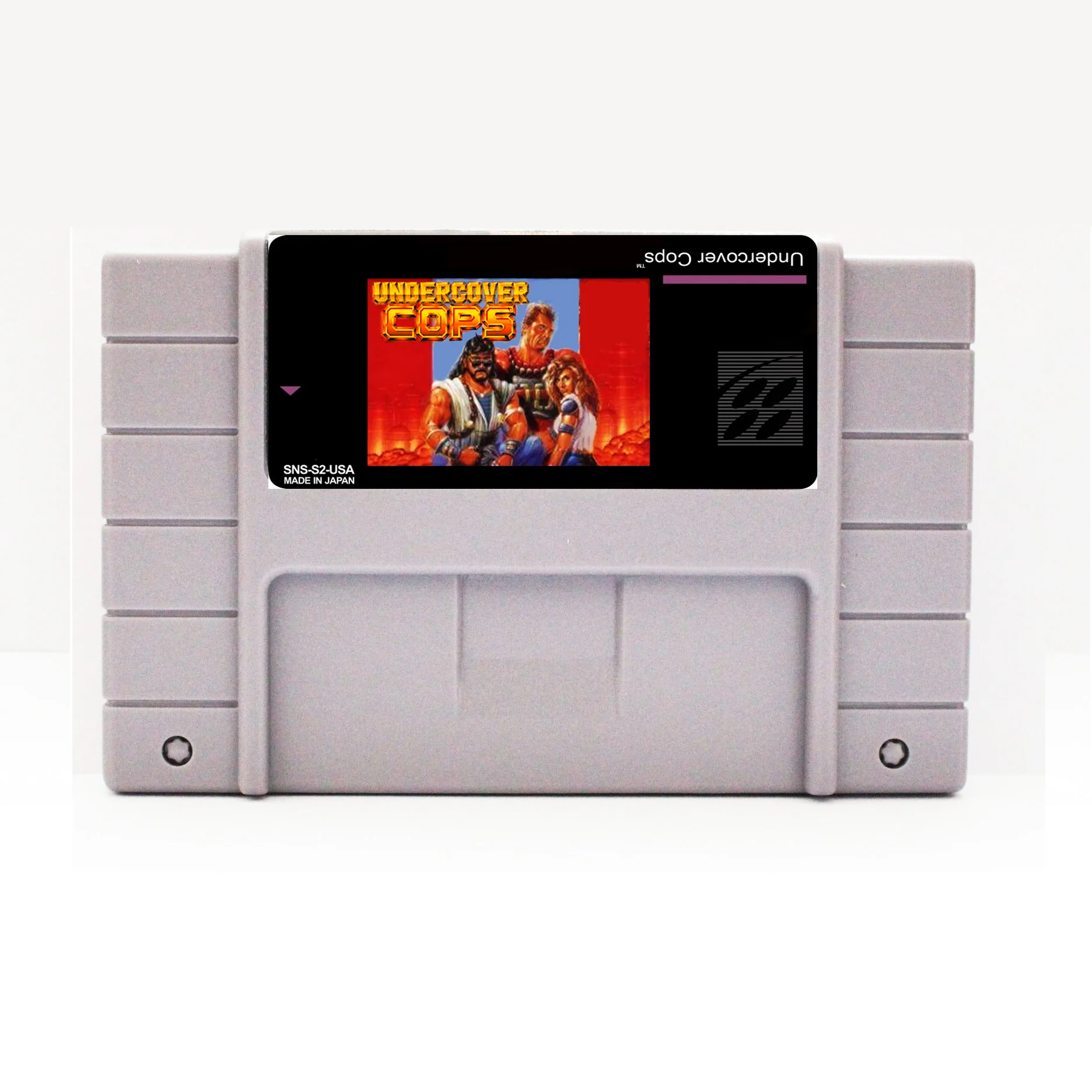 Секретные копы-16 бит для США NTSC игровой плеер большая серая игровая Карта |