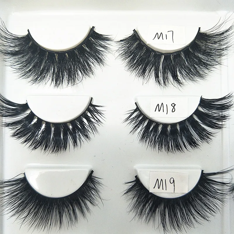 100 handmade real korean silk fiber false eyelash 3D strip fake Hair lashes thick fake faux