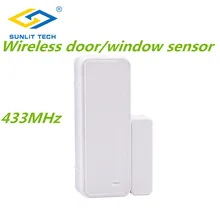 500 шт./лот 433 МГц беспроводной дверной магнитный датчик окна открытый переключатель датчик касания для беспроводной сигнализации системы домашней безопасности