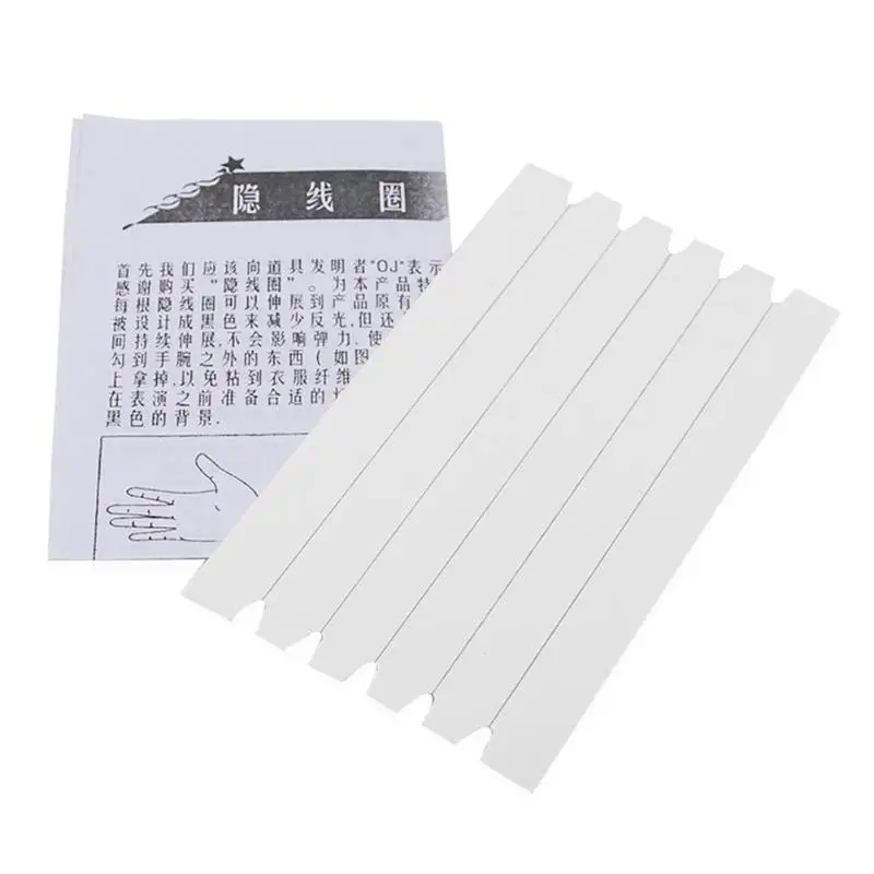 

Elastic Invisible Coil Metal Floating Hide Thread Loops Magic Trick Props